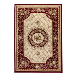 Vínovočervený/béžový koberec 200x280 cm Herat – Nouristan