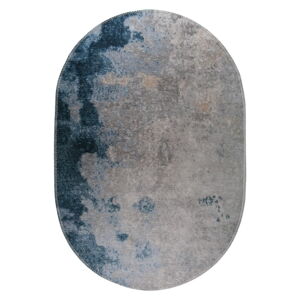 Modrý/sivý umývateľný koberec 120x180 cm – Vitaus