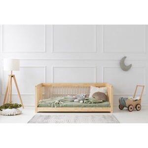 Detská posteľ z borovicového dreva 90x180 cm v prírodnej farbe Mila CWW – Adeko