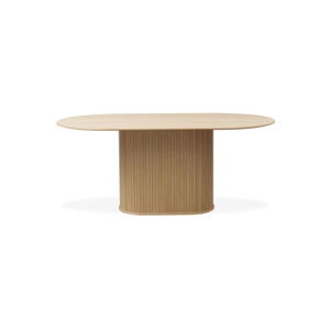 Jedálenský stôl s doskou v dubovom dekore 95x180 cm Nola – Unique Furniture