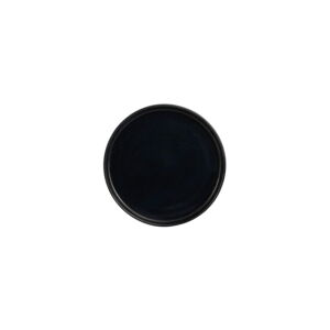 Čierny kameninový malý tanier ÅOOMI Luna, ø 20 cm