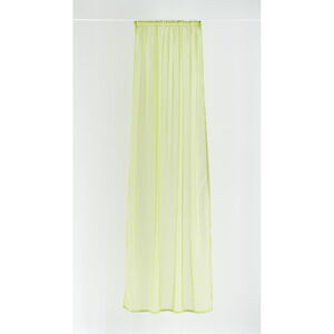 Žltá/zelená záclona 140x245 cm Voile – Mendola Fabrics