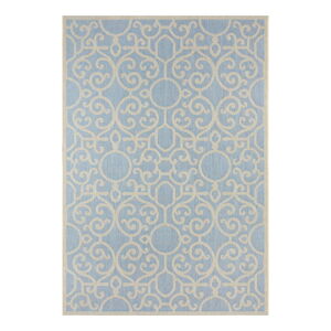 Modro-béžový vonkajší koberec NORTHRUGS Nebo, 200 x 290 cm