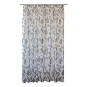 Biela/sivá záclona 300x260 cm Feriga – Mendola Fabrics