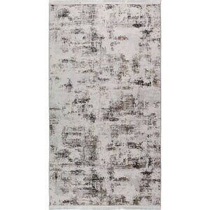 Krémovobiely/svetlohnedý umývateľný koberec 120x180 cm Kahve – Vitaus