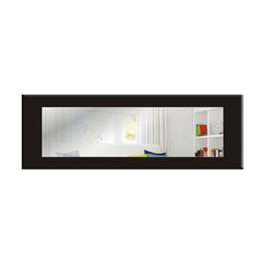 Nástenné zrkadlo s čiernym rámom Oyo Concept Eve, 120 x 40 cm
