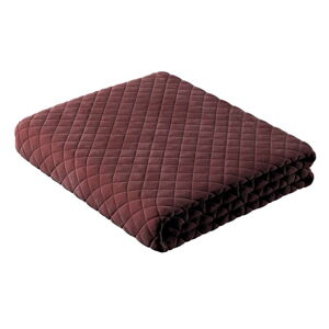 Červená prešívaná posteľná prikrývka na dvojlôžko 170x210 cm Posh Velvet - Yellow Tipi