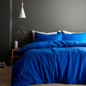 Modré predĺžené obliečky na dvojlôžko 230x220 cm Relaxed – Content by Terence Conran