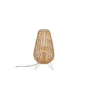 Béžová stolová lampa Dutchbone Filo, výška 50 cm