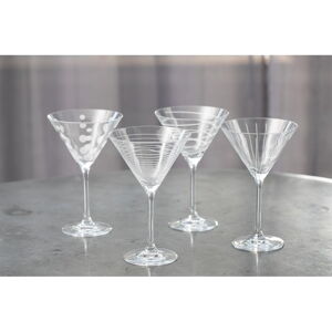 Súprava 4 pohárov na martini Mikasa Cheers, 0,3 l