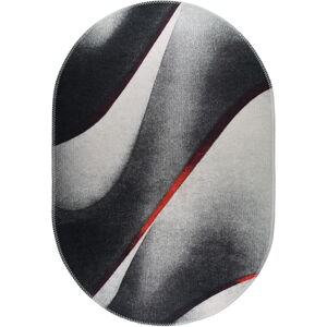 Čierno-biely umývateľný koberec 160x230 cm – Vitaus