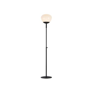 Čierna stojacia lampa Markslöjd Rise, výška 151 cm