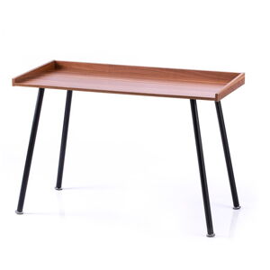 Pracovný stôl s doskou v dekore orechového dreva 52x115 cm Missa – Homede