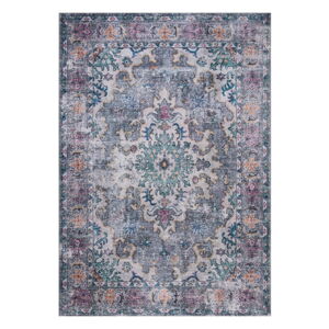 Modro-sivý prateľný koberec 170x120 cm Millie - Flair Rugs