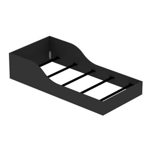 Čierna jednolôžková posteľ 90x190 cm Oya – Kalune Design