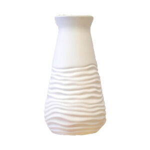 Biela keramická váza Rulina Crease