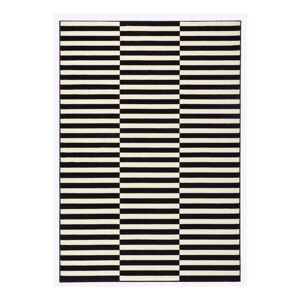 Čierno-biely koberec Hanse Home Gloria Panel, 160 × 230 cm