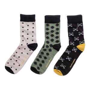 Pánske ponožky veľkosť 41-45 súprava 3 párov Lucky – Gentlemen's Hardware