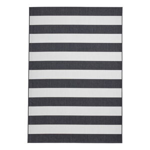 Biely/čierny vonkajší koberec 230x160 cm Santa Monica - Think Rugs