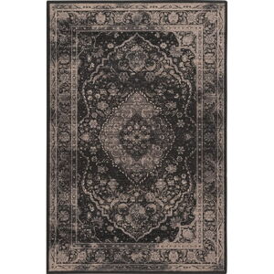 Tmavosivý vlnený koberec 100x180 cm Zana – Agnella