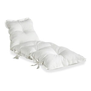 Biely variabilný futón vhodný do exteriéru Karup Design OUT™ Sit&Sleep White
