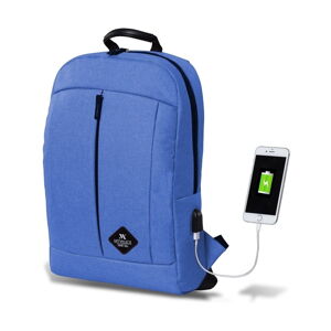 Modrý batoh s USB portom My Valice GALAXY Smart Bag