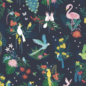 Detská tapeta 10 m x 50 cm Birds Carnival – Lilipinso