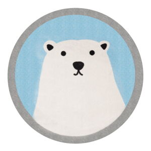 Detský koberec Zala Living Polar Bear, ⌀ 100 cm