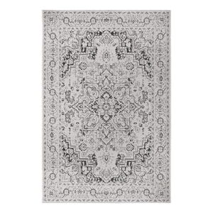 Čierno-béžový vonkajší koberec Ragami Vienna, 80 x 150 cm