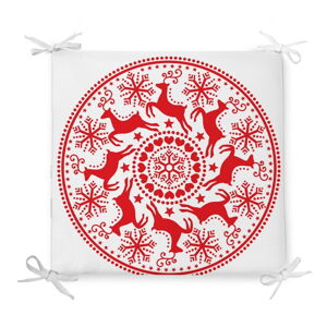 Vianočný sedák s prímesou bavlny Minimalist Cushion Covers Mandala, 42 x 42 cm