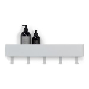 Biela nástenná oceľová kúpeľňová polička Multi – Spinder Design
