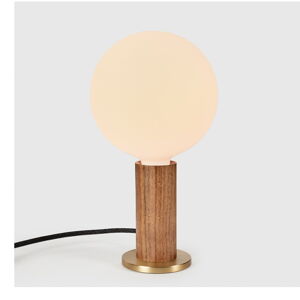 Hnedá stmievateľná stolová lampa (výška 28 cm) Knuckle – tala