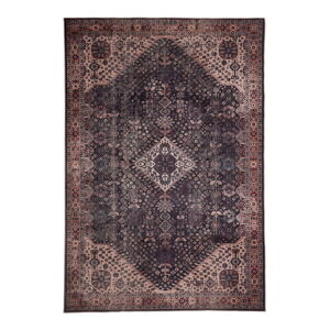 Hnedý koberec Floorita Bjdiar Graphite, 80 × 150 cm
