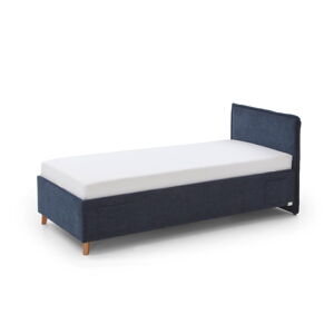 Tmavomodrá detská posteľ s úložným priestorom 90x200 cm Fun – Meise Möbel