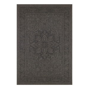 Čierno-béžový vonkajší koberec NORTHRUGS Anjara, 140 x 200 cm
